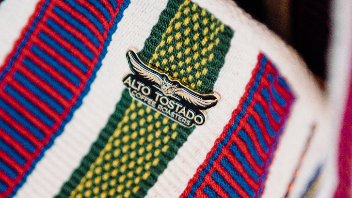 Andean Woven Tote — Celebration Stripes